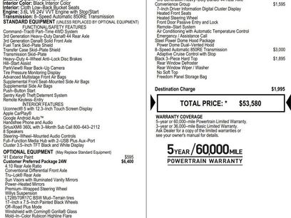 New 2026 Jeep Wrangler Willys