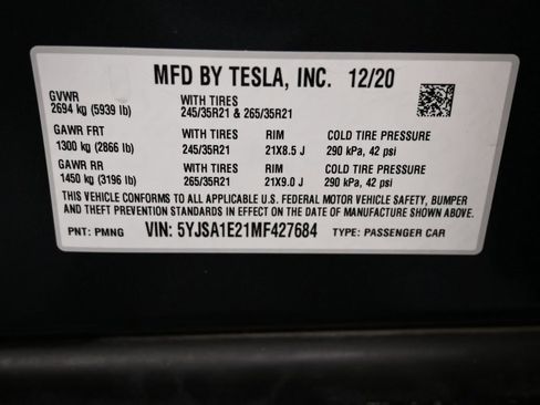 Used 2021 Tesla Model S Long Range image 45