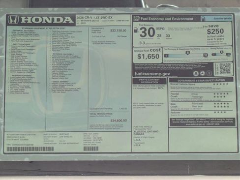 New 2026 Honda CR-V EX image 18