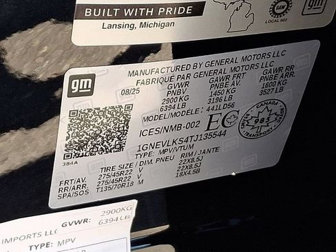 Used 2026 Chevrolet Traverse RS w/ LPO, Floor Liner Package AWD/4WD image 27