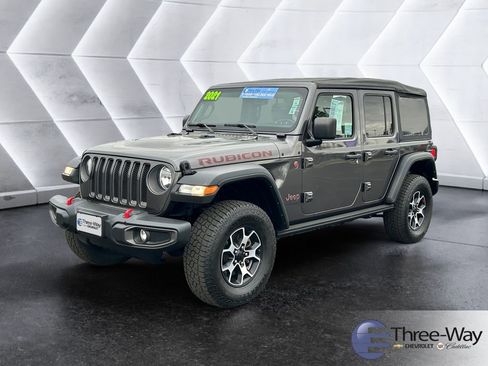 Used 2021 Jeep Wrangler Unlimited Rubicon AWD/4WD image 1