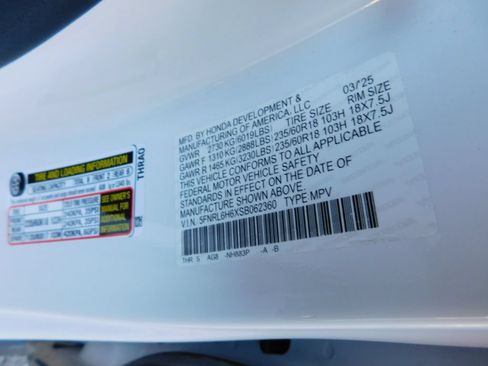 Certified 2025 Honda Odyssey EX-L image 9