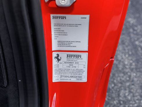 Used 2019 Ferrari 488 Pista Coupe RWD image 30