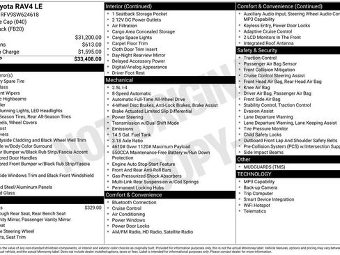 Certified 2025 Toyota RAV4 LE AWD/4WD image 54