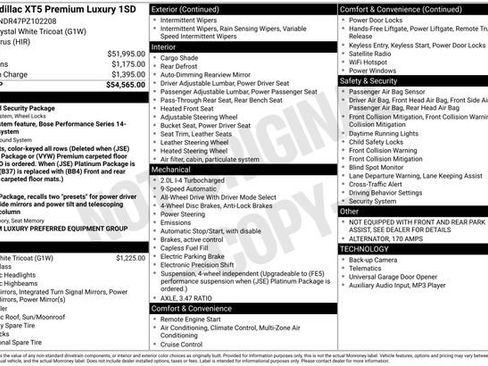 Used 2023 Cadillac XT5 Premium Luxury image 38