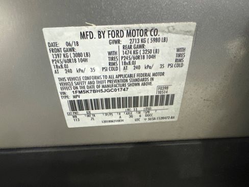 Used 2018 Ford Explorer FWD image 13