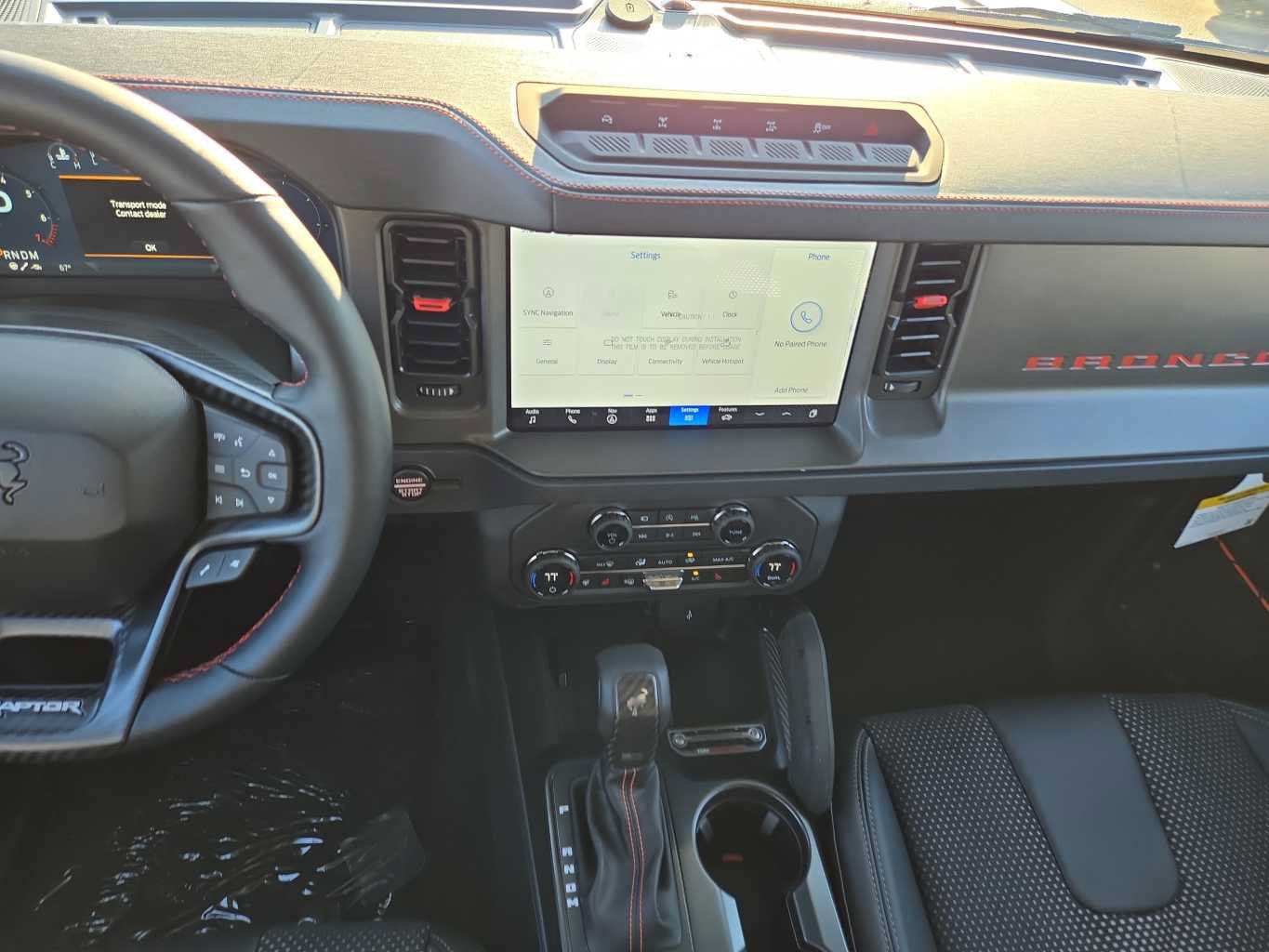 New 2026 Ford Bronco Raptor w/ Interior Carbon Fiber Pack AWD/4WD image 26