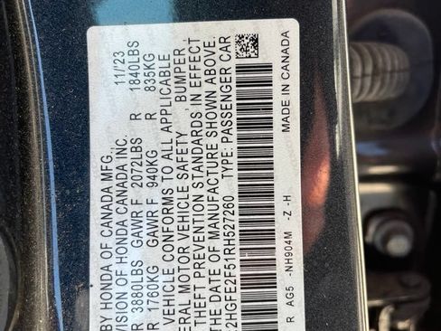 Used 2024 Honda Civic Sport image 11