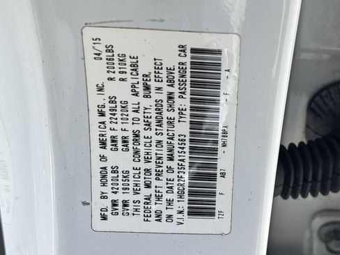 Used 2015 Honda Accord LX image 32