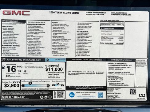 New 2026 GMC Yukon XL Denali image 21