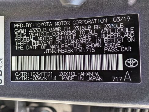 Used 2019 Toyota C-HR XLE FWD image 21