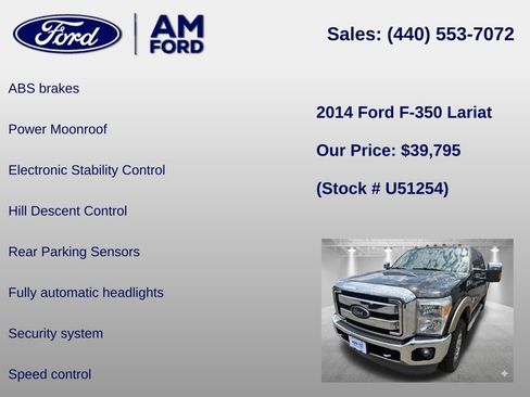 Used 2014 Ford F350 Lariat w/ Lariat Ultimate Package AWD/4WD image 30