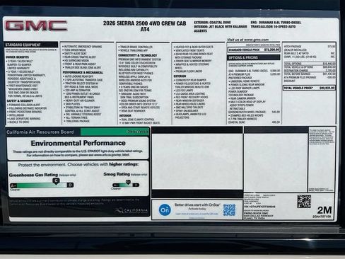 New 2026 GMC Sierra 2500 AT4 w/ AT4 Premium Plus Package AWD/4WD image 21