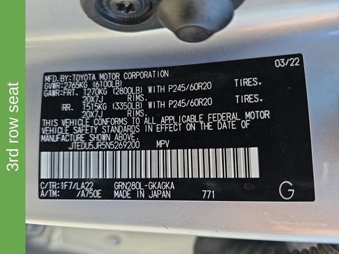 Used 2022 Toyota 4Runner Limited RWD image 46