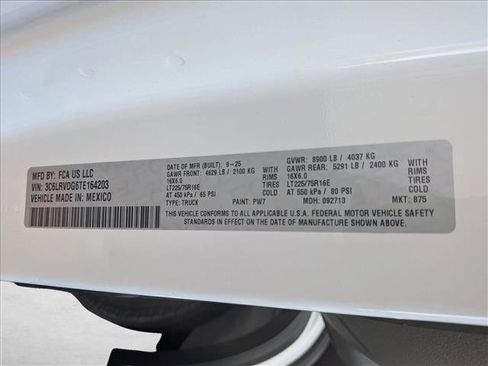 New 2026 RAM ProMaster 2500 w/ Quick Order Package 22G SLT image 18