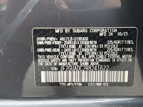 Used 2024 Subaru Crosstrek 2.0i Premium AWD/4WD image 48