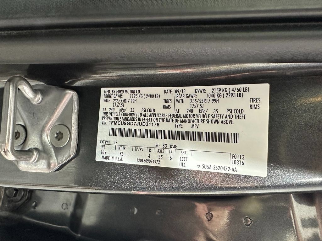 Used 2018 Ford Escape SE AWD/4WD image 31