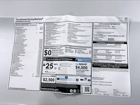 New 2026 BMW X5 xDrive40i w/ Executive Package image 22