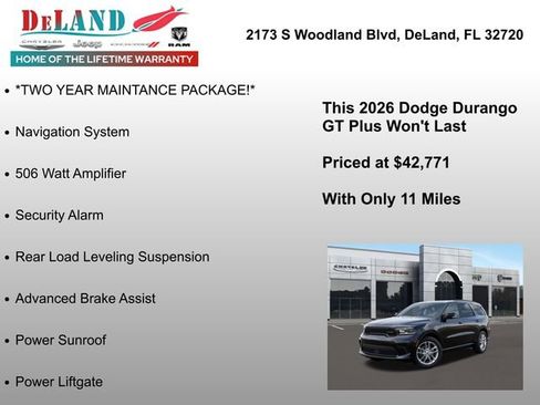 New 2026 Dodge Durango GT image 32