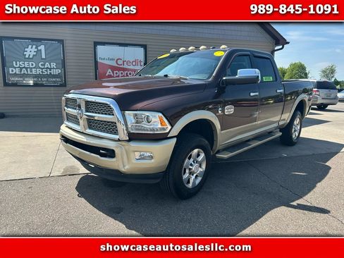 Used 2013 RAM 3500 Laramie Longhorn w/ HD Snow Plow Prep Group AWD/4WD image 1