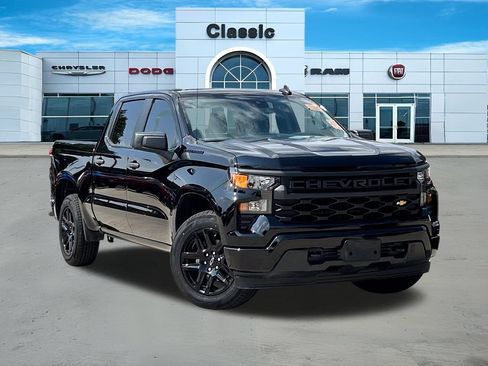 Used 2023 Chevrolet Silverado 1500 Custom w/ LPO, Dark Essentials Package RWD image 1