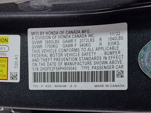 Used 2023 Honda Civic Sport image 26