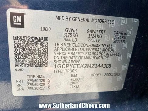 Used 2021 Chevrolet Silverado 1500 RST w/ All Star Edition Plus AWD/4WD image 53