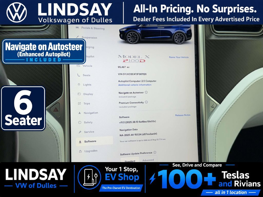 Used 2018 Tesla Model X P100D AWD/4WD image 19