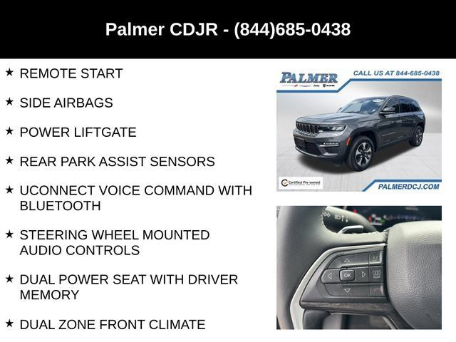 Certified 2024 Jeep Grand Cherokee Limited 4xe w/ Trailer Tow Package AWD/4WD image 18