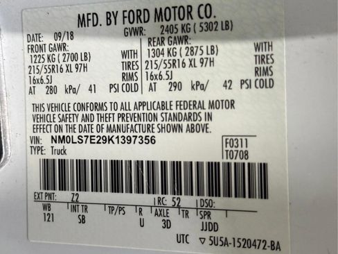 Used 2019 Ford Transit Connect XL FWD image 48