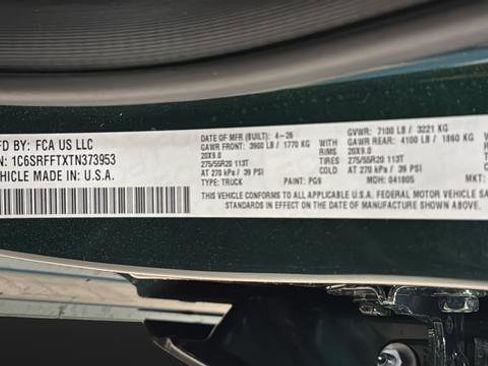 New 2026 RAM 1500 Big Horn AWD/4WD image 25