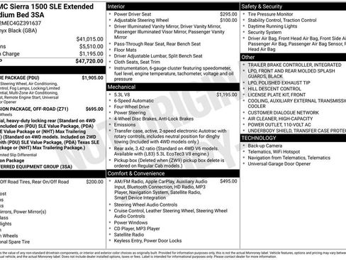 Used 2016 GMC Sierra 1500 SLE w/ SLE Value Package image 2