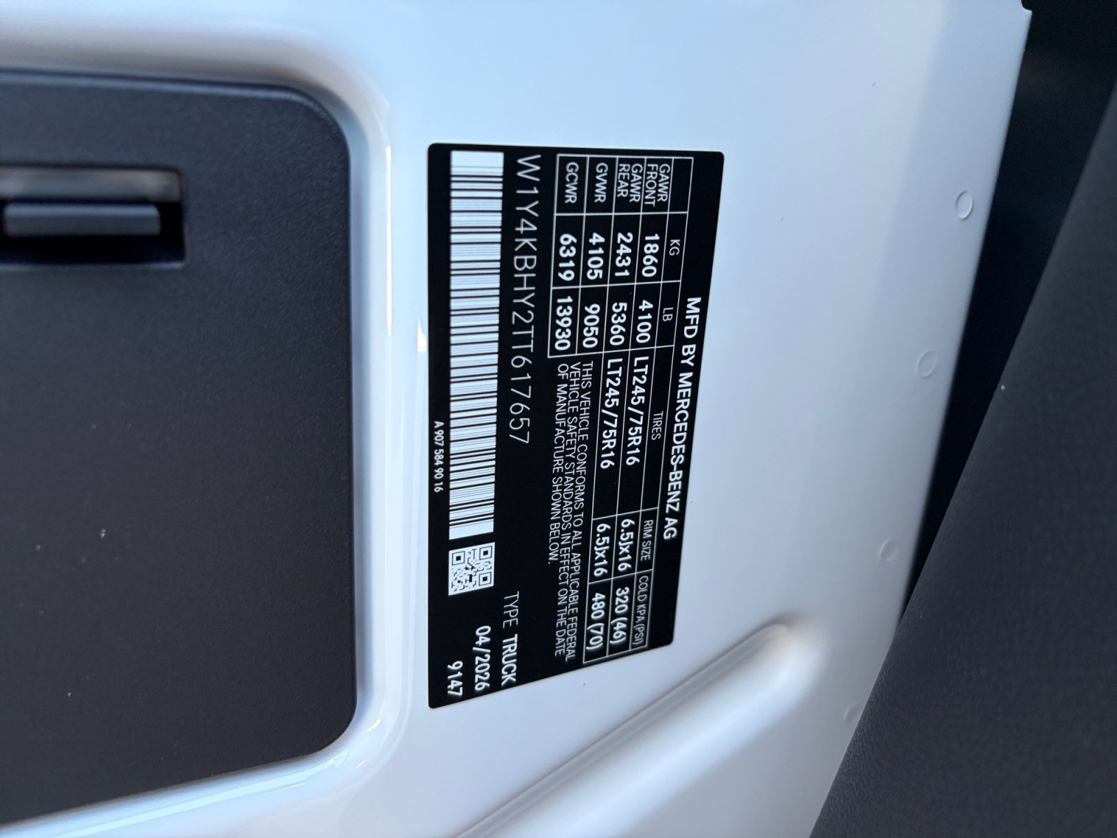 New 2026 Mercedes-Benz Sprinter 2500 image 25