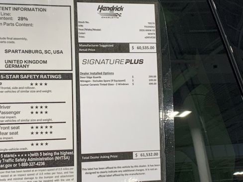 Used 2026 BMW X3 xDrive30 w/ Premium Package image 32