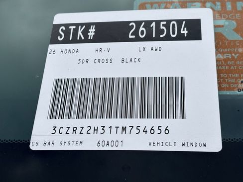 New 2026 Honda HR-V LX image 21