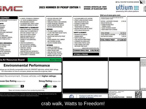 Used 2023 GMC Hummer EV Edition 1 image 2