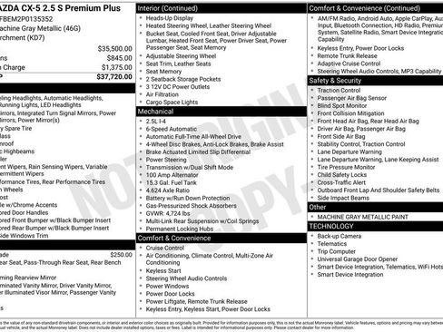 Used 2023 MAZDA CX-5 AWD 2.5 S w/ Premium Plus Pkg image 3