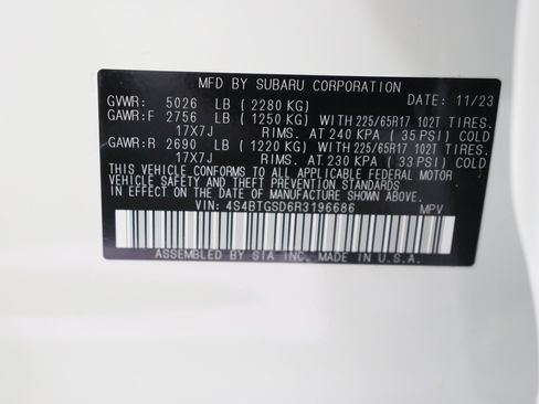 Used 2024 Subaru Outback Wilderness image 43