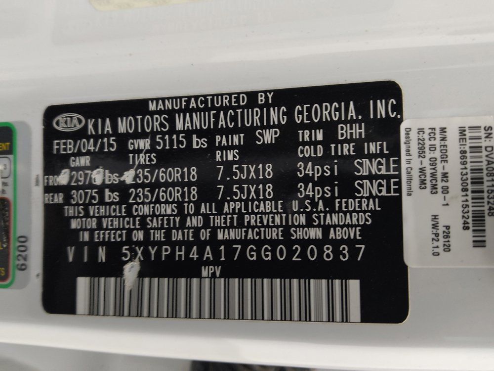 Used 2016 Kia Sorento EX FWD image 33