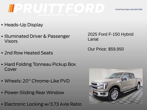 Used 2025 Ford F150 Lariat w/ Equipment Group 502A High image 25