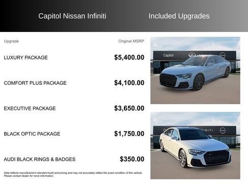 Used 2023 Audi A8 L 3.0T w/ Luxury Package image 8