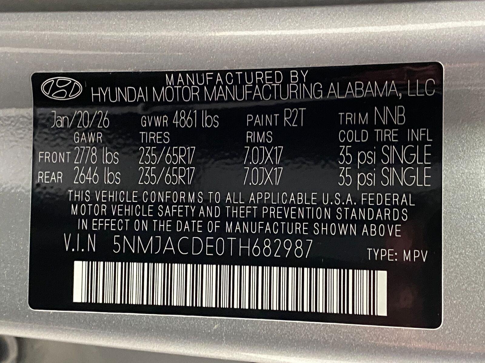 Certified 2026 Hyundai Tucson SE AWD/4WD image 31