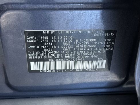 Used 2016 Subaru Outback 2.5i Limited AWD/4WD image 14