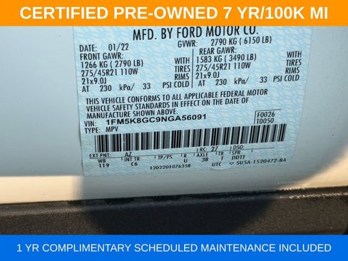 Used 2022 Ford Explorer ST w/ Equipment Group 401A AWD/4WD image 33