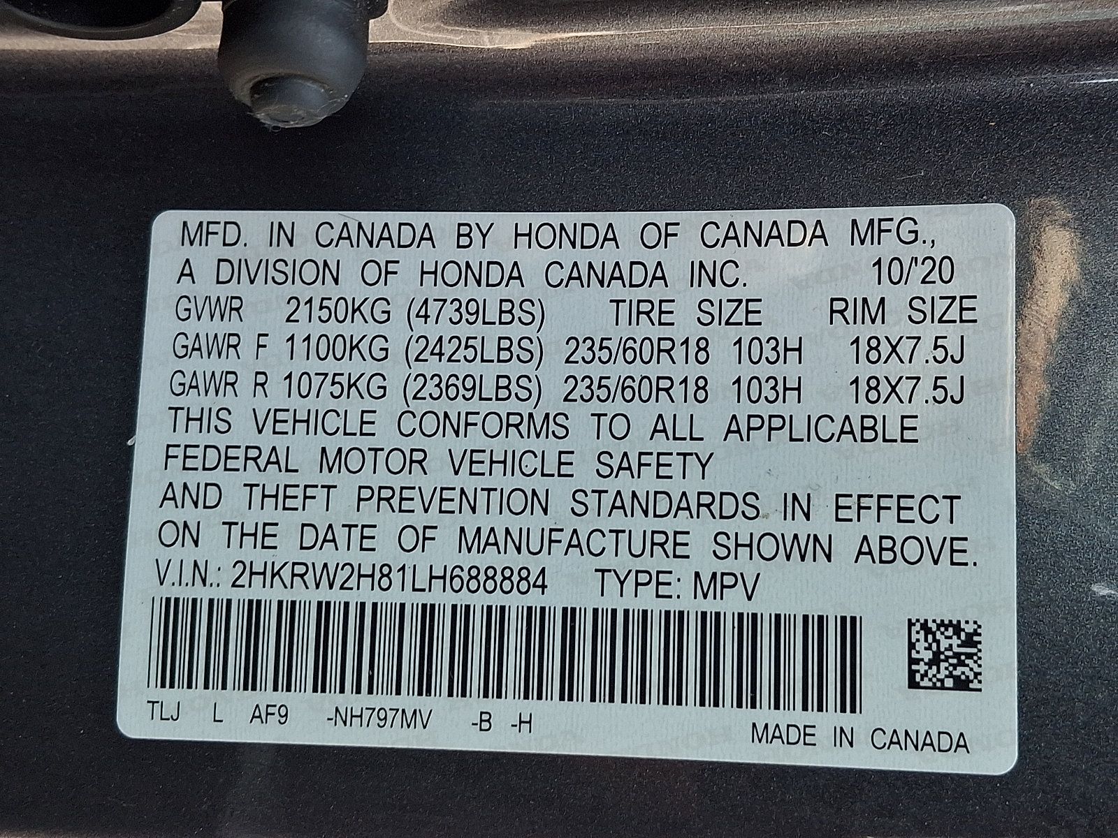 Used 2020 Honda CR-V EX-L image 27