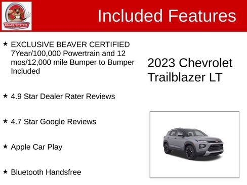 Used 2023 Chevrolet TrailBlazer LT w/ Convenience Package AWD/4WD image 4