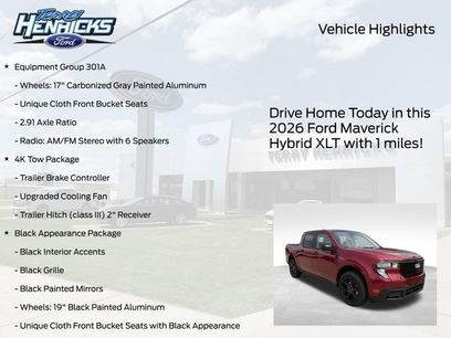 New 2026 Ford Maverick XLT w/ Equipment Group 301A