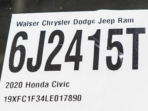 Used 2020 Honda Civic EX image 29