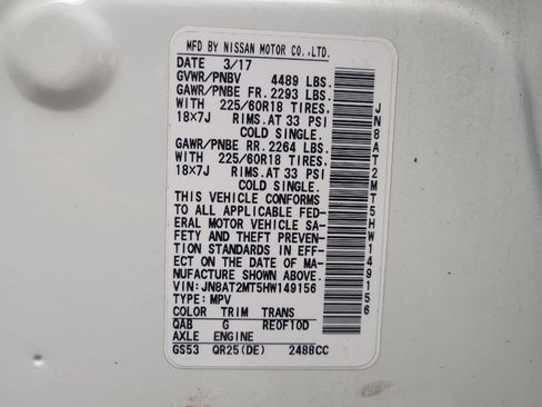 Used 2017 Nissan Rogue SL w/ SL Premium Package image 33