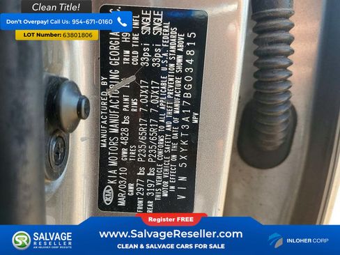 Used 2011 Kia Sorento 2WD image 16
